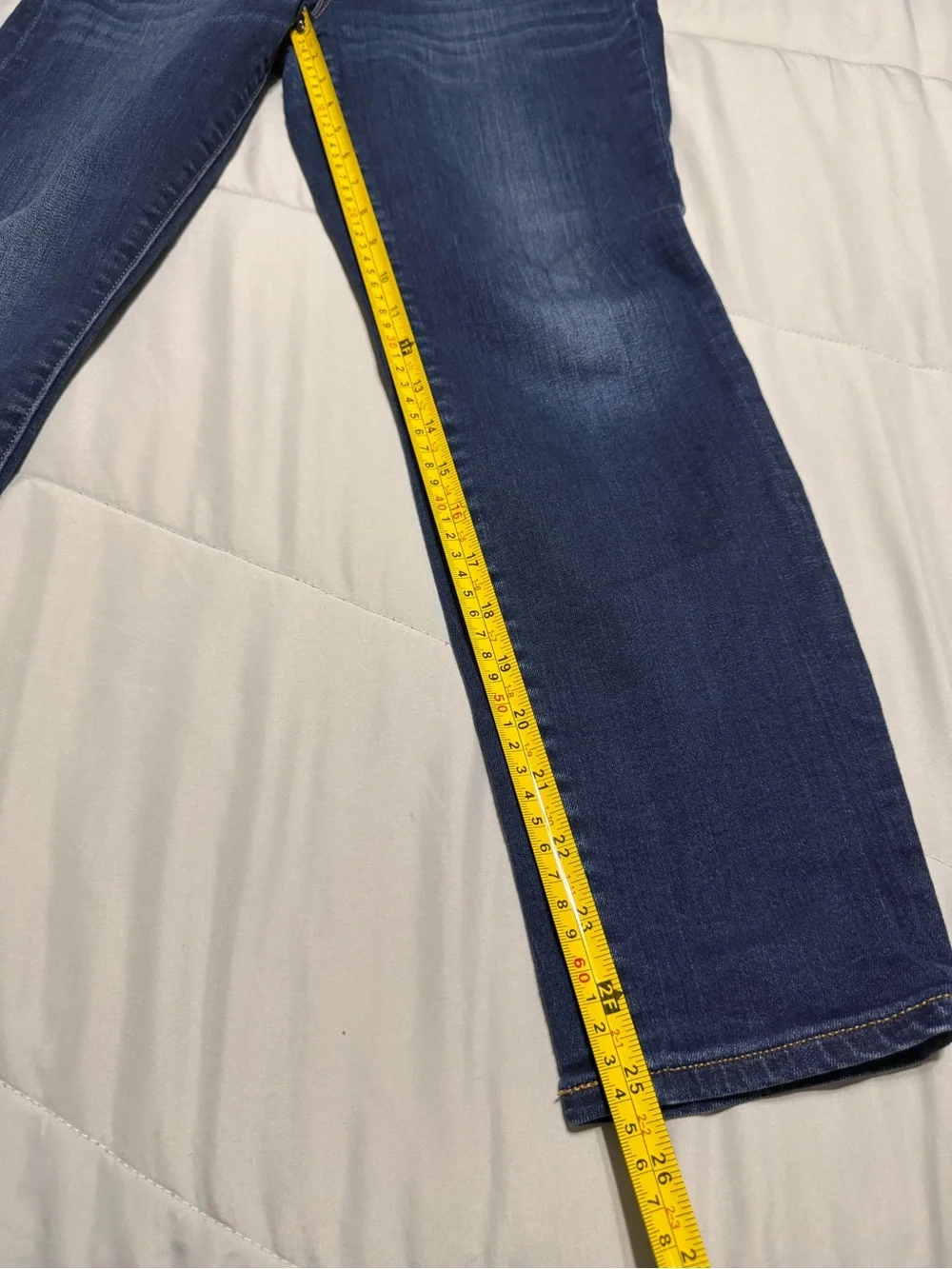 J. Crew Indigo Stretch Skinny Jeans - Dark Blue Wash